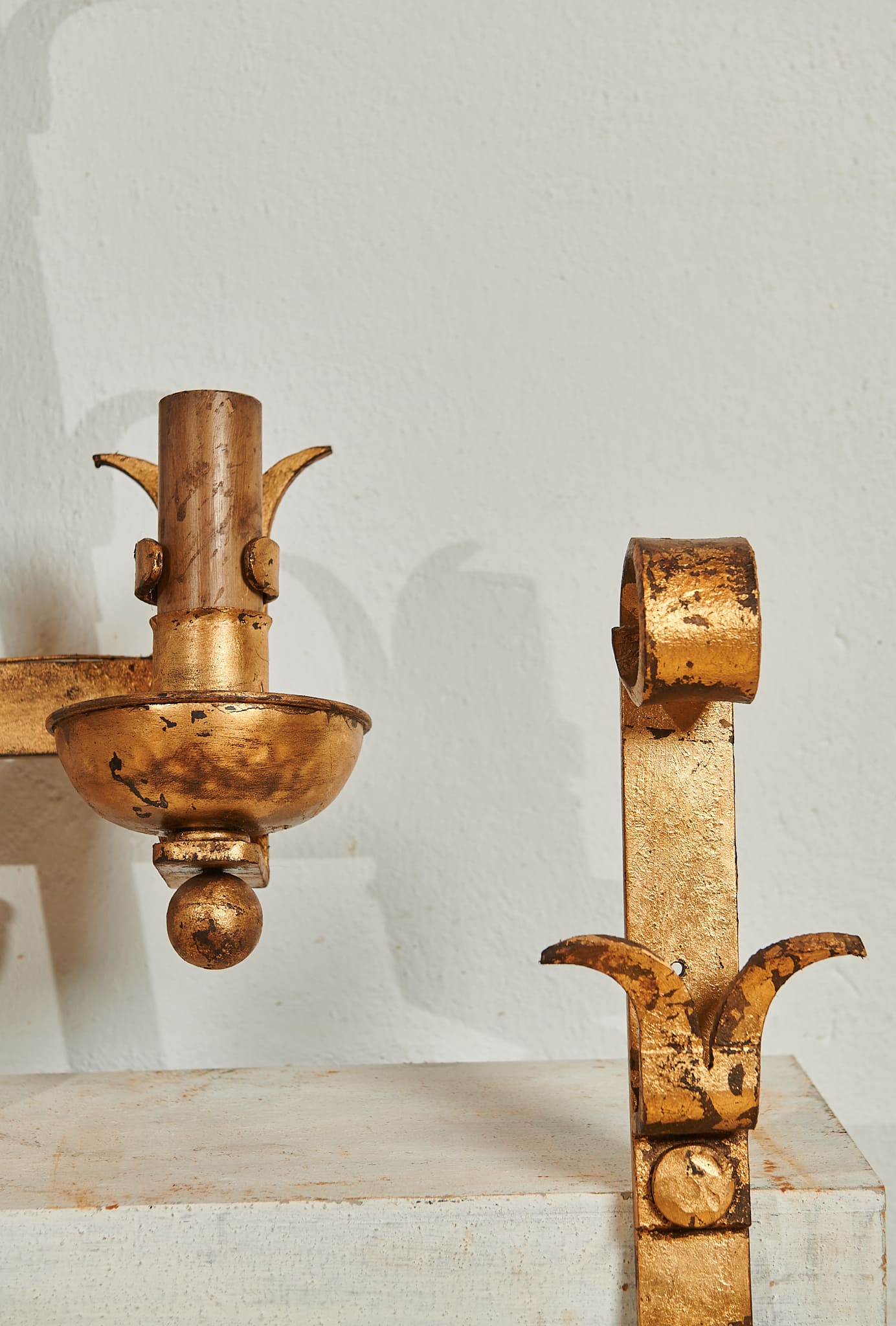 Pareja de apliques de pared