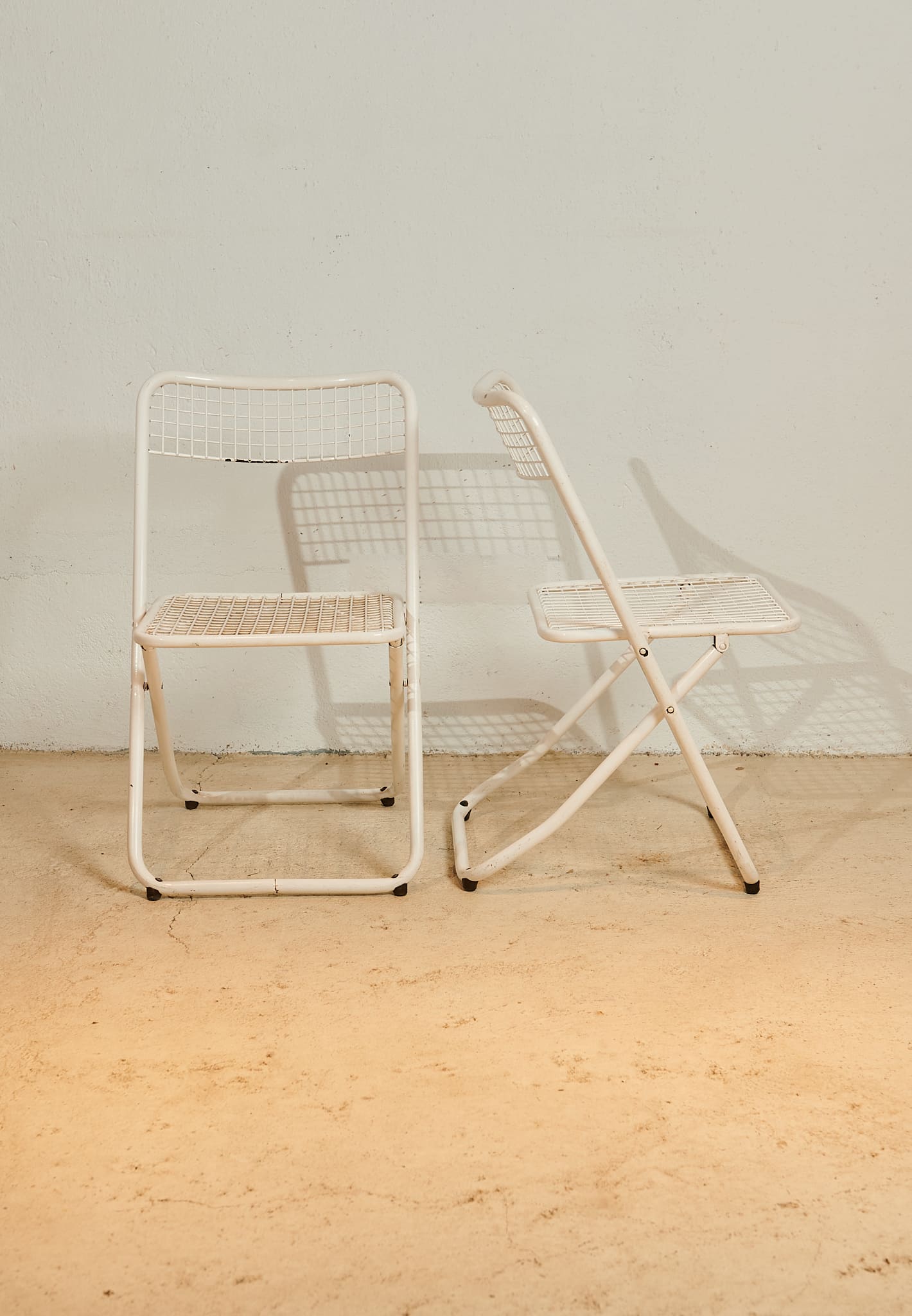 Set de cuatro sillas plegables