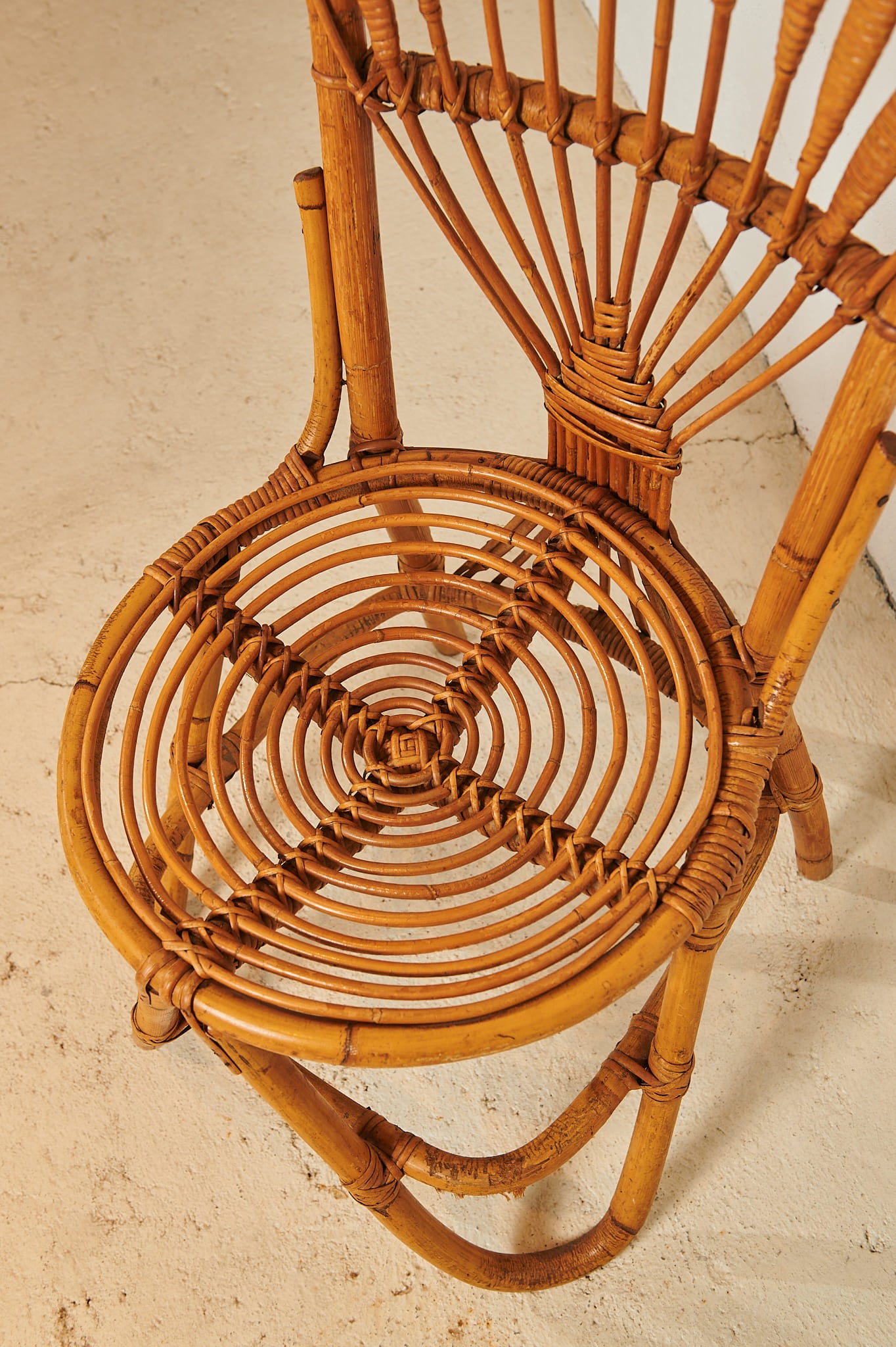 Silla de bambú años 60