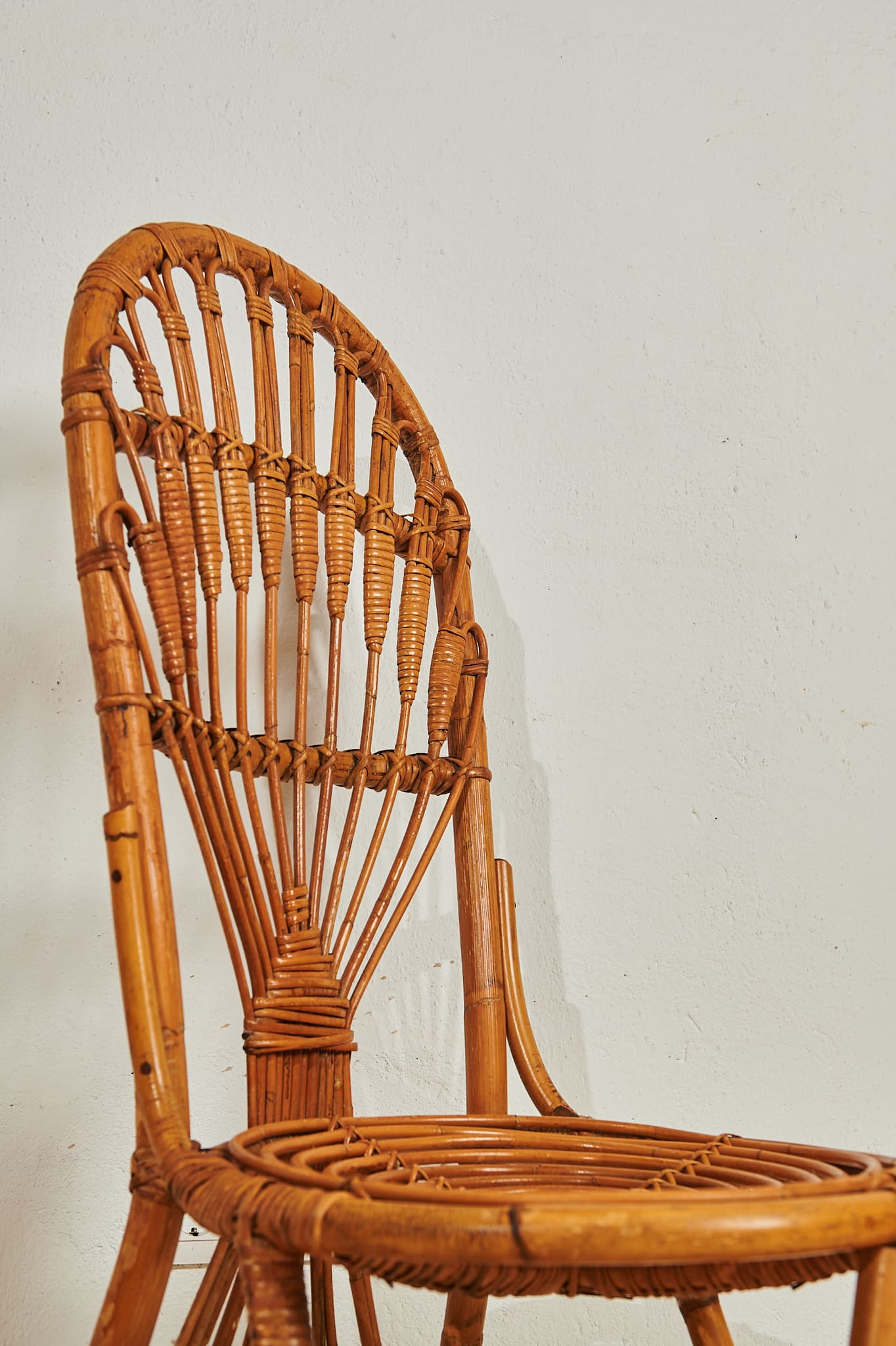 Silla de bambú años 60